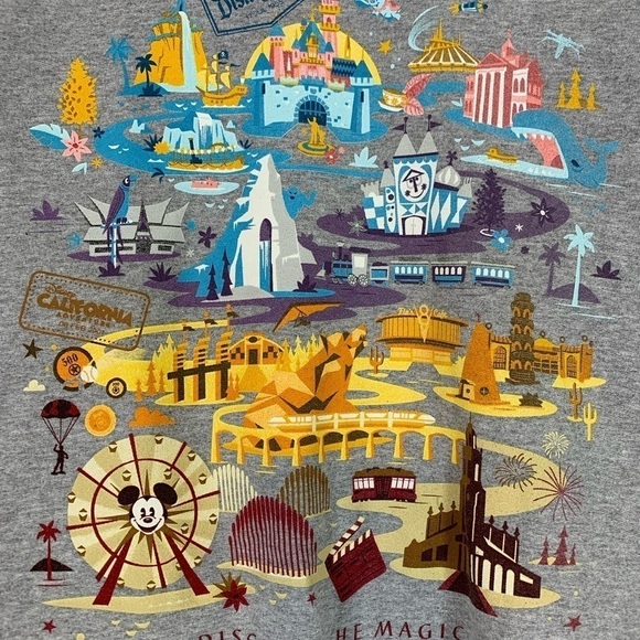 Vintage Disney Discover The Magic Sweat Shirt Size Small - Picture 9 of 12